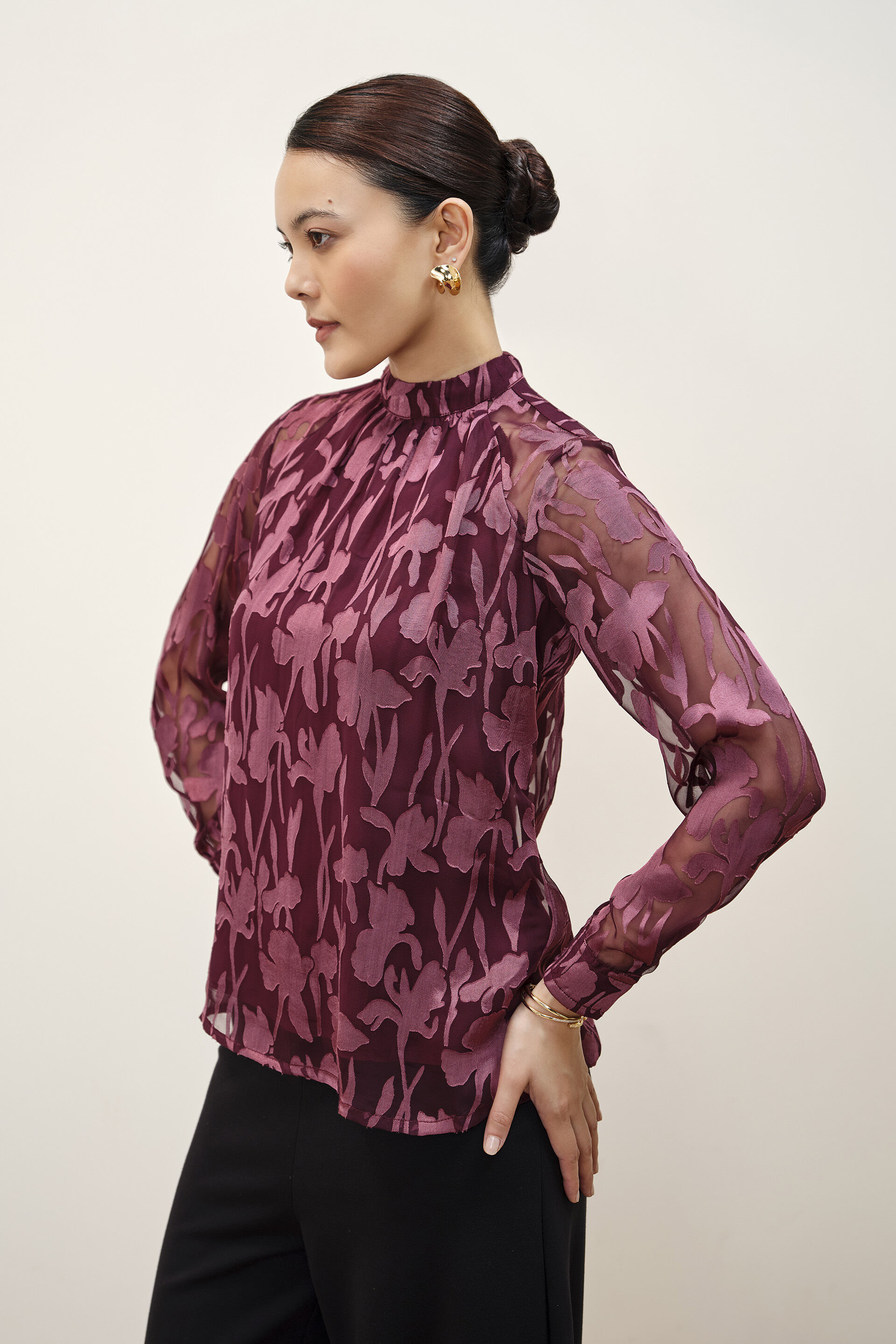 Olina Wine Top, Wine, image 5